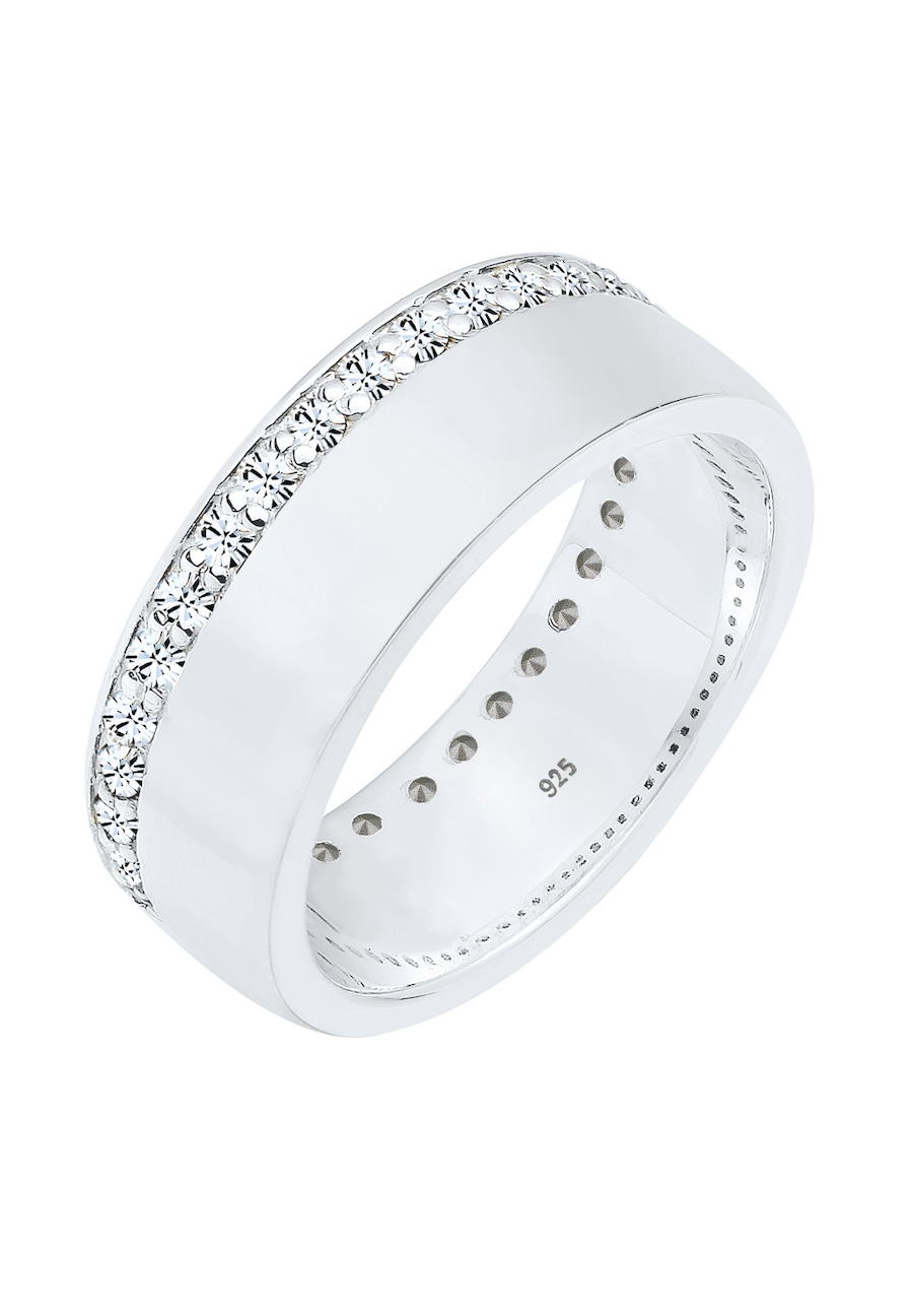 Elli Bandring Funkelnd 925 Silber, mit Kristallen von Swarovski 54 Damen