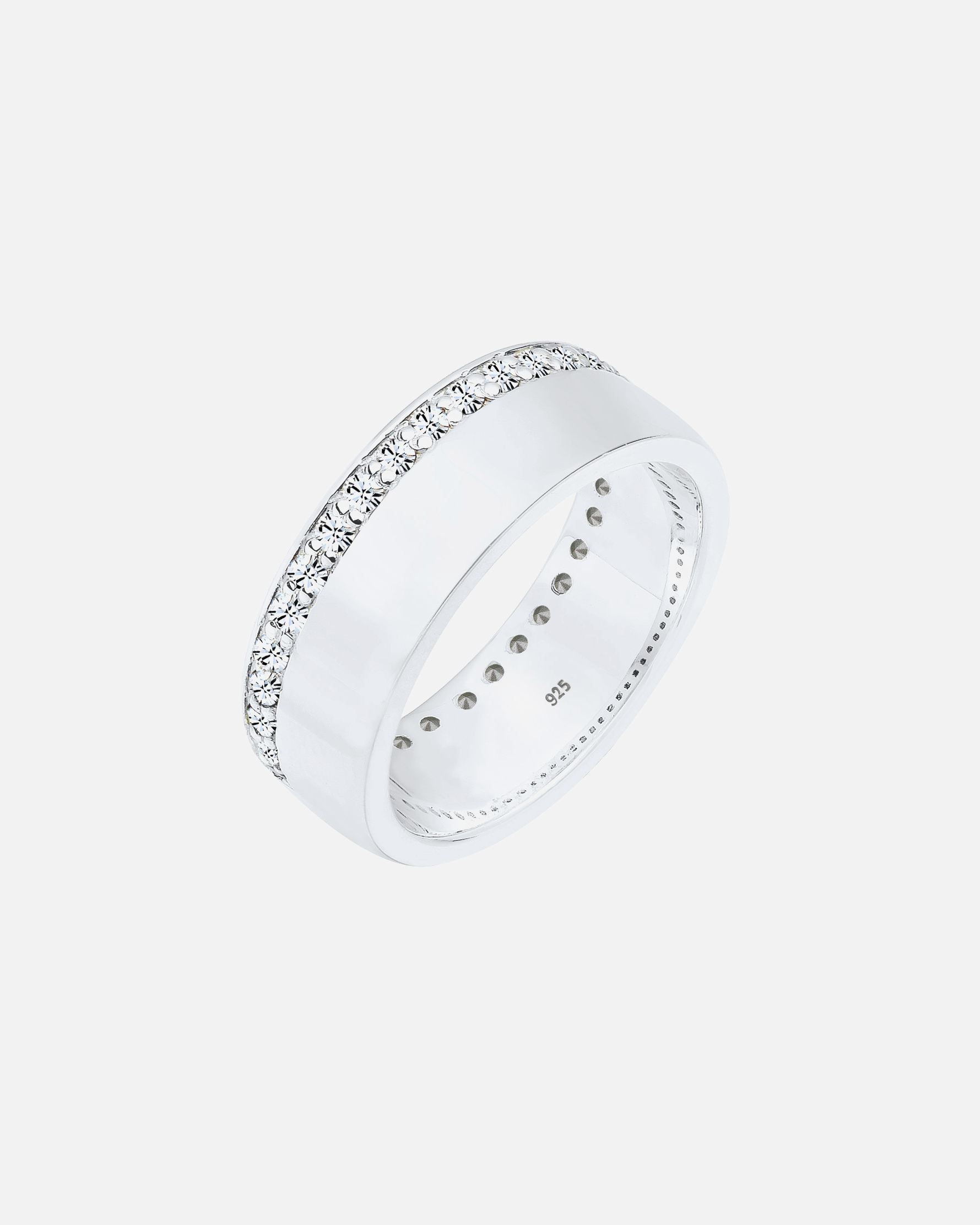 Ring für Weiblich Elli Bandring Funkelnd 925 Silber, mit Kristallen von Swarovski® 56