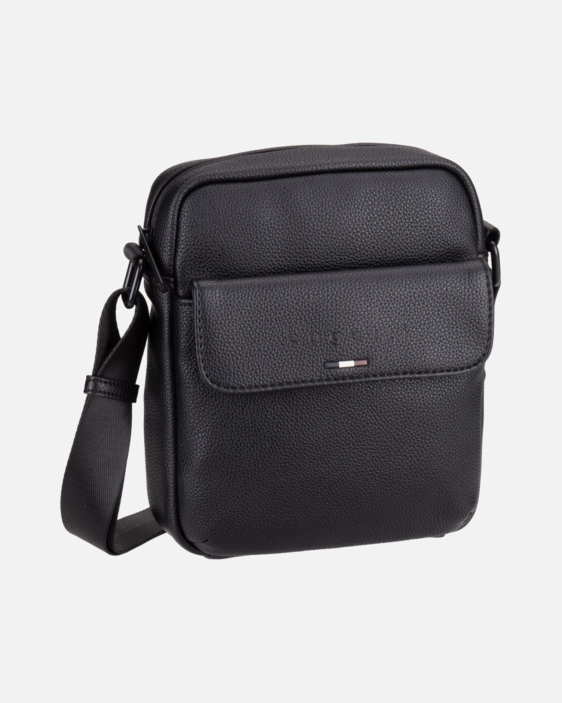 Umhängetasche für Männlich Bugatti Umhängetasche Rico Shoulderbag Small Black