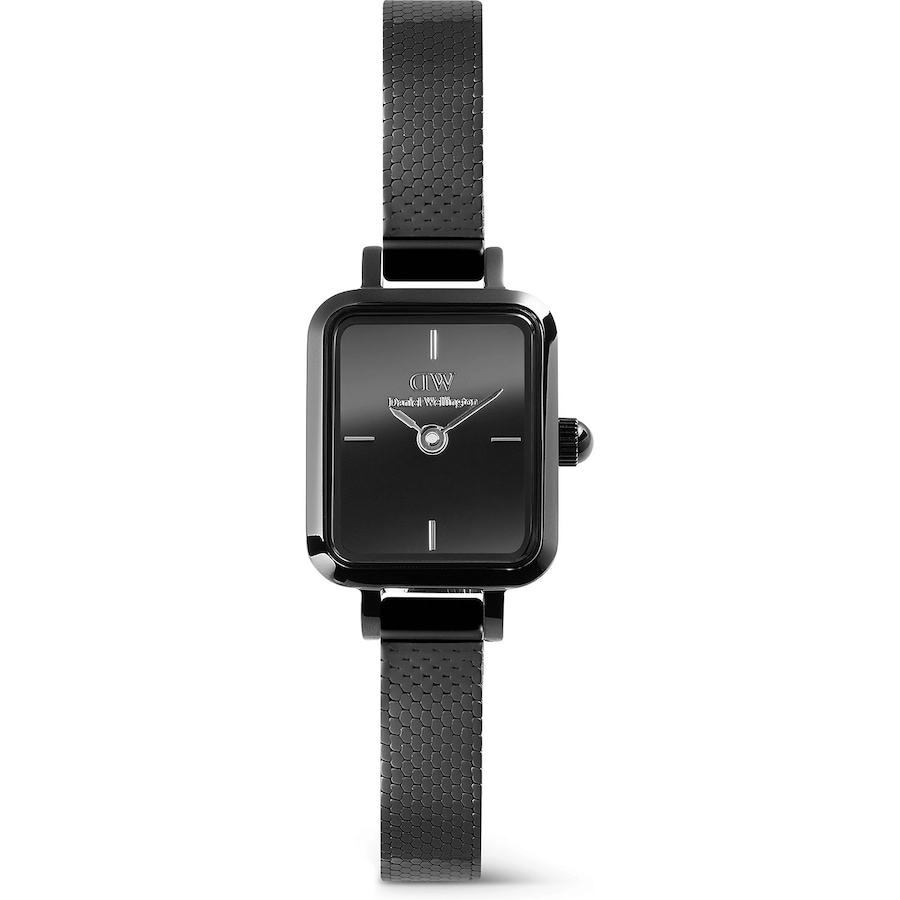 Daniel Wellington Damenuhr Edelstahl schwarz Damen