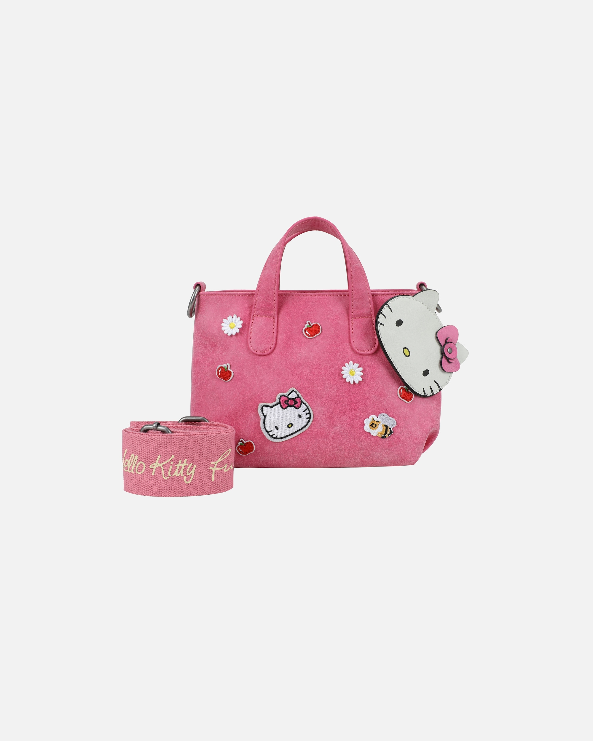 Umhängetasche für Weiblich Fritzi aus Preußen Schultertasche Big Baby Appletree mit tollem Hello Kitty-Motiv pink