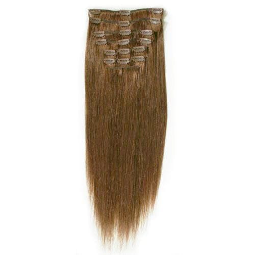 Fashiongirl Clip-in Extensions Feuerrot - 65 cm #6 Braun 50