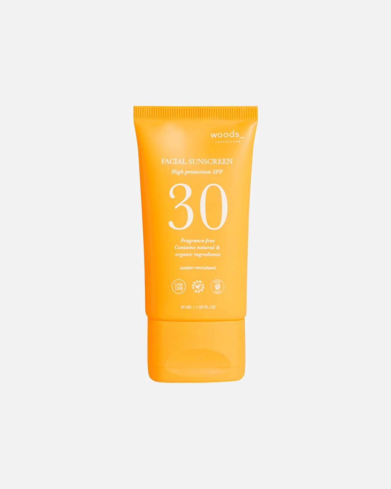 Sonnencreme für Unisex Woods Copenhagen Default Brand Line Facial Sunscreen SPF30 50 ml