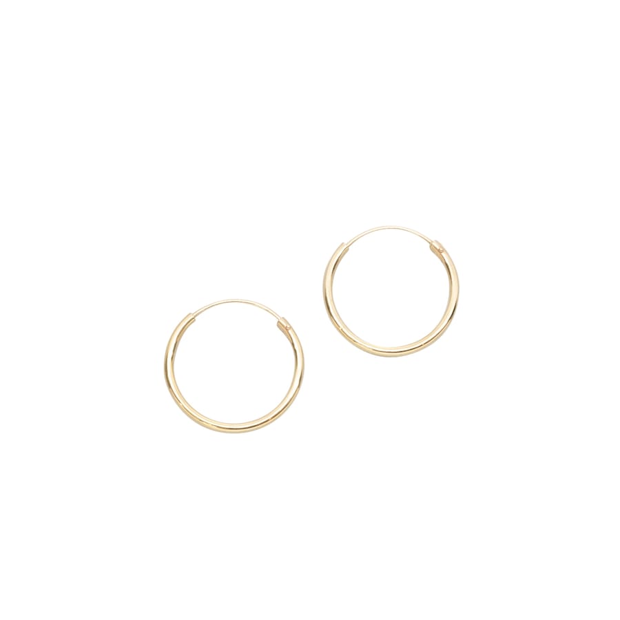 fejn Ohrringe Simple Hoop nachhaltiger Echtschmuck S Damen