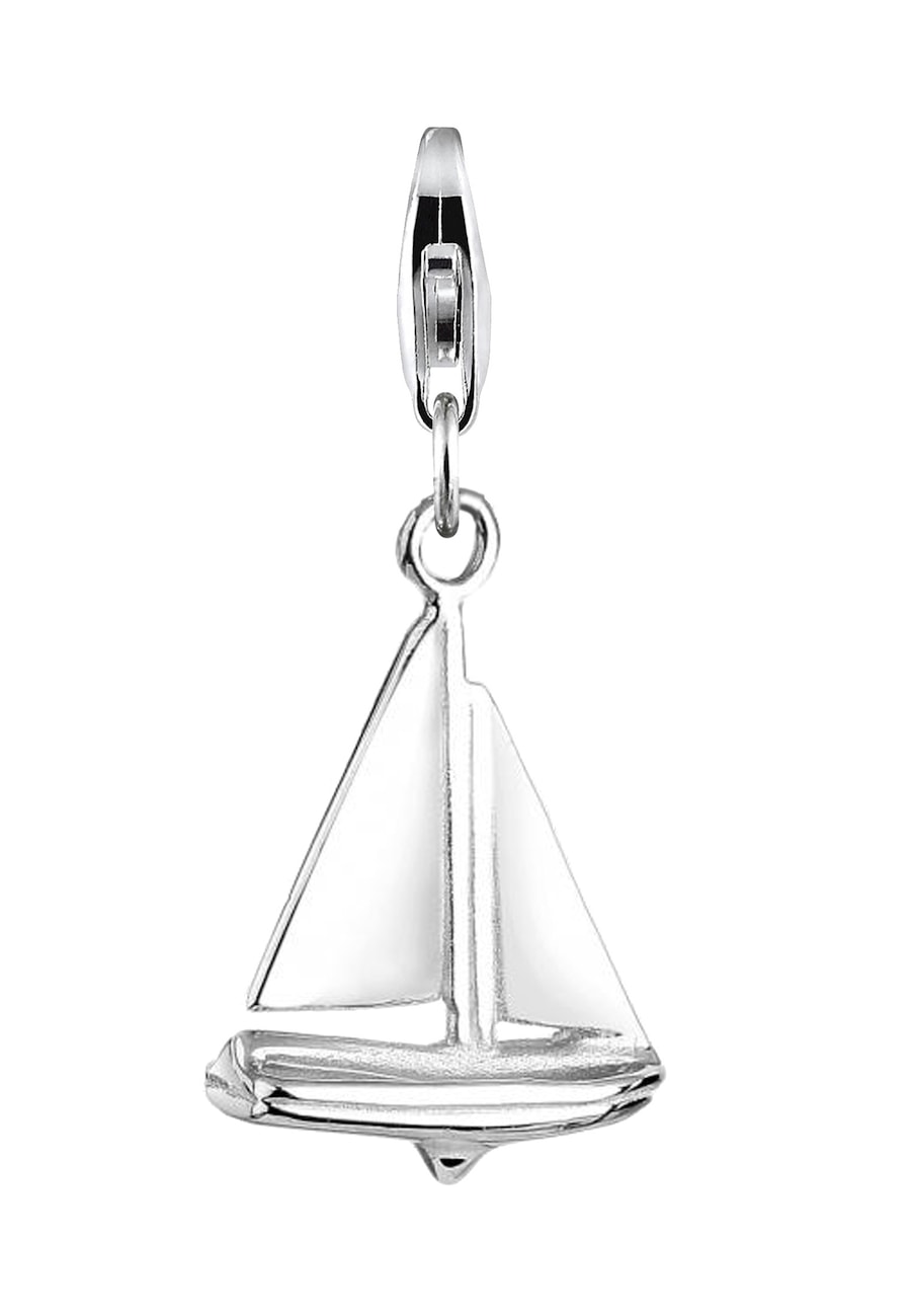 Nenalina Segelboot Anhänger Maritim Basic 925 Silber OneSize Damen