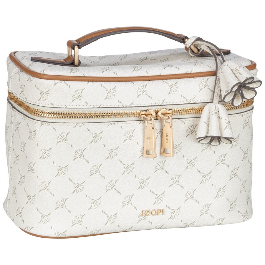 JOOP! Kosmetiktasche Cortina 1.0 Flora Washbag MHZ Off White Weiss Damen