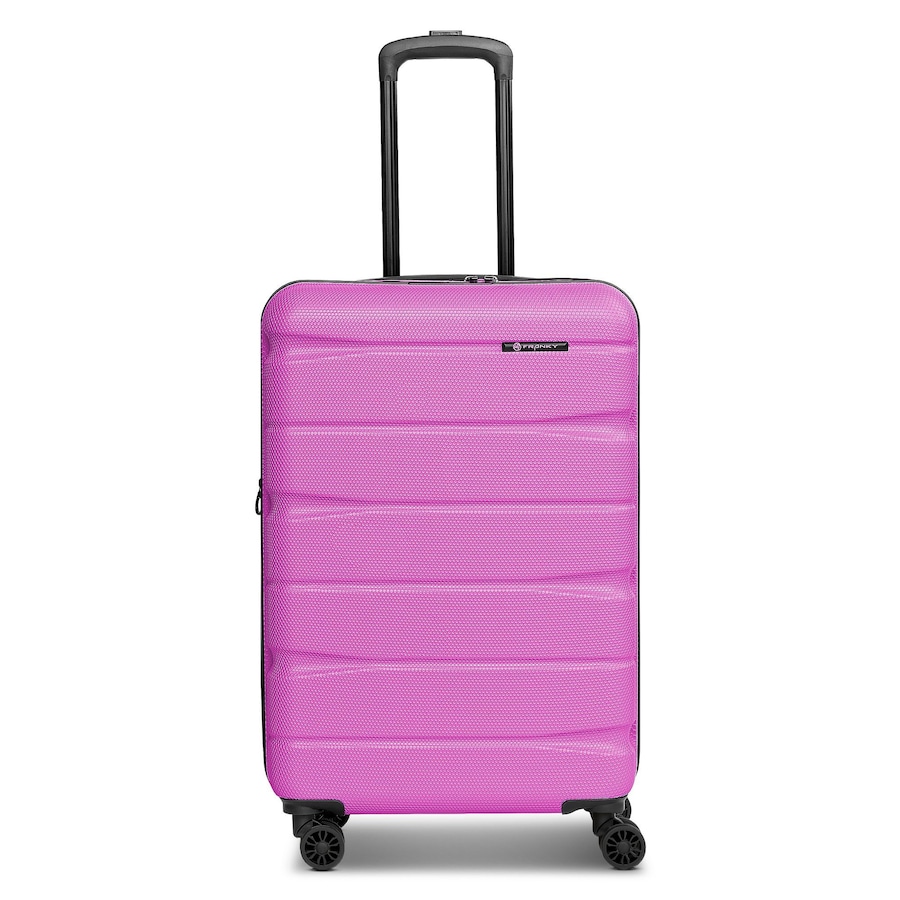 Franky Munich 4.0 4-Rollen Trolley M 66 cm mit Dehnfalte pink dull Silber Herren