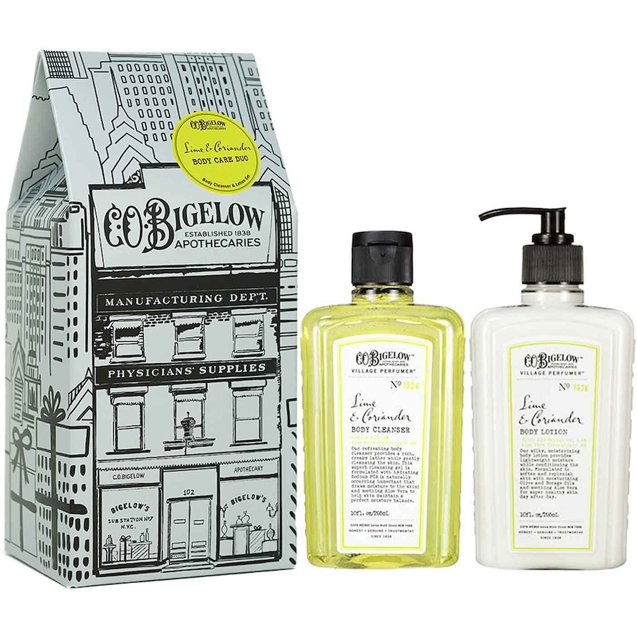 C.O. Bigelow Body Care Duo Apothecary Box Lime Coriander