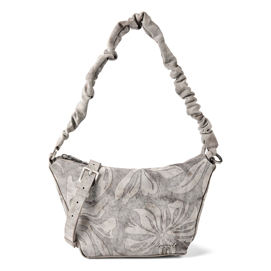 Desigual Obsidian Schultertasche black Grau Damen