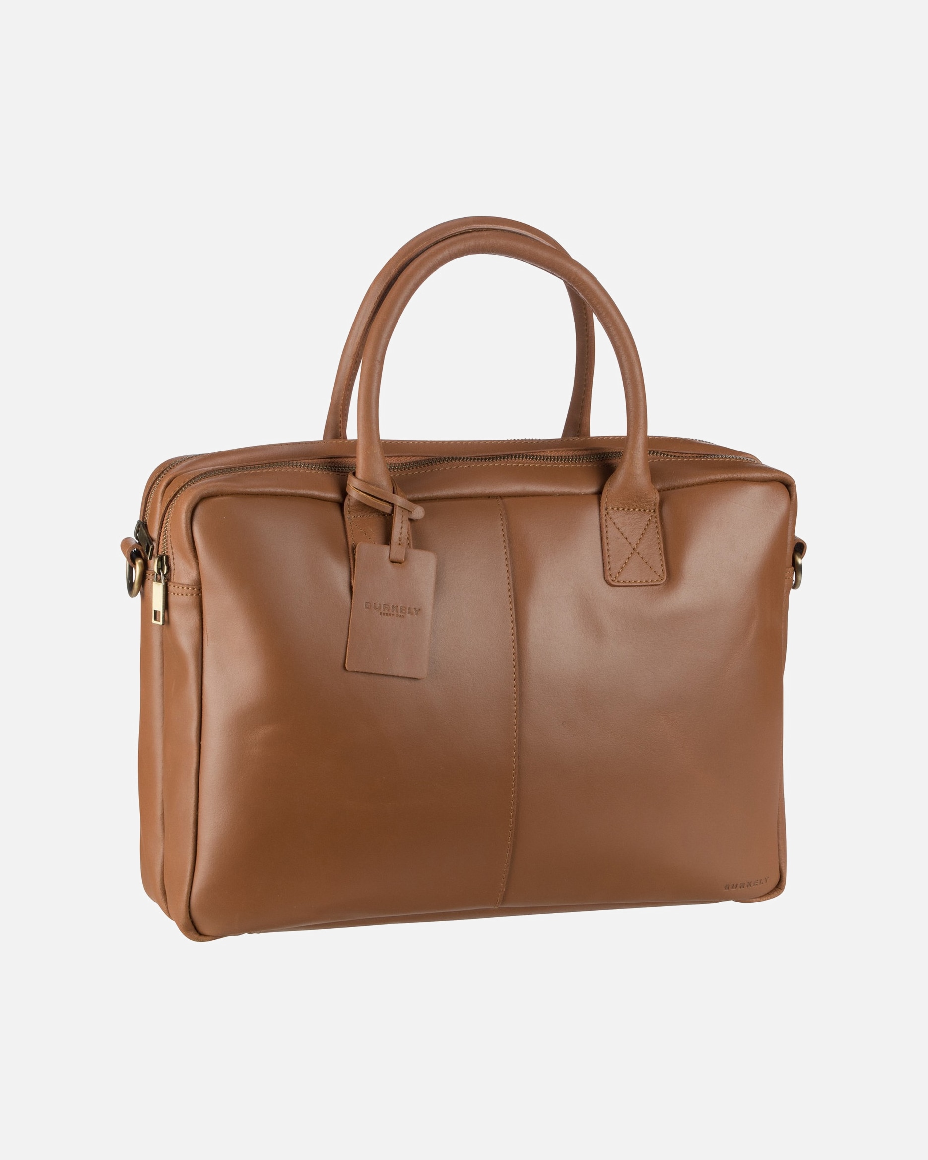Laptoptasche für Männlich Burkely Aktentasche Vintage Taylor Workbag Cognac
