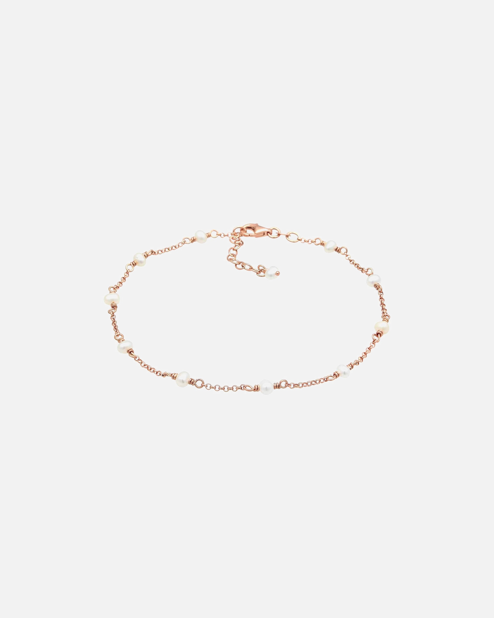 Schmuck für Weiblich Elli Süßwasserzuchtperle Strand Meer 925 Silber rosefarben