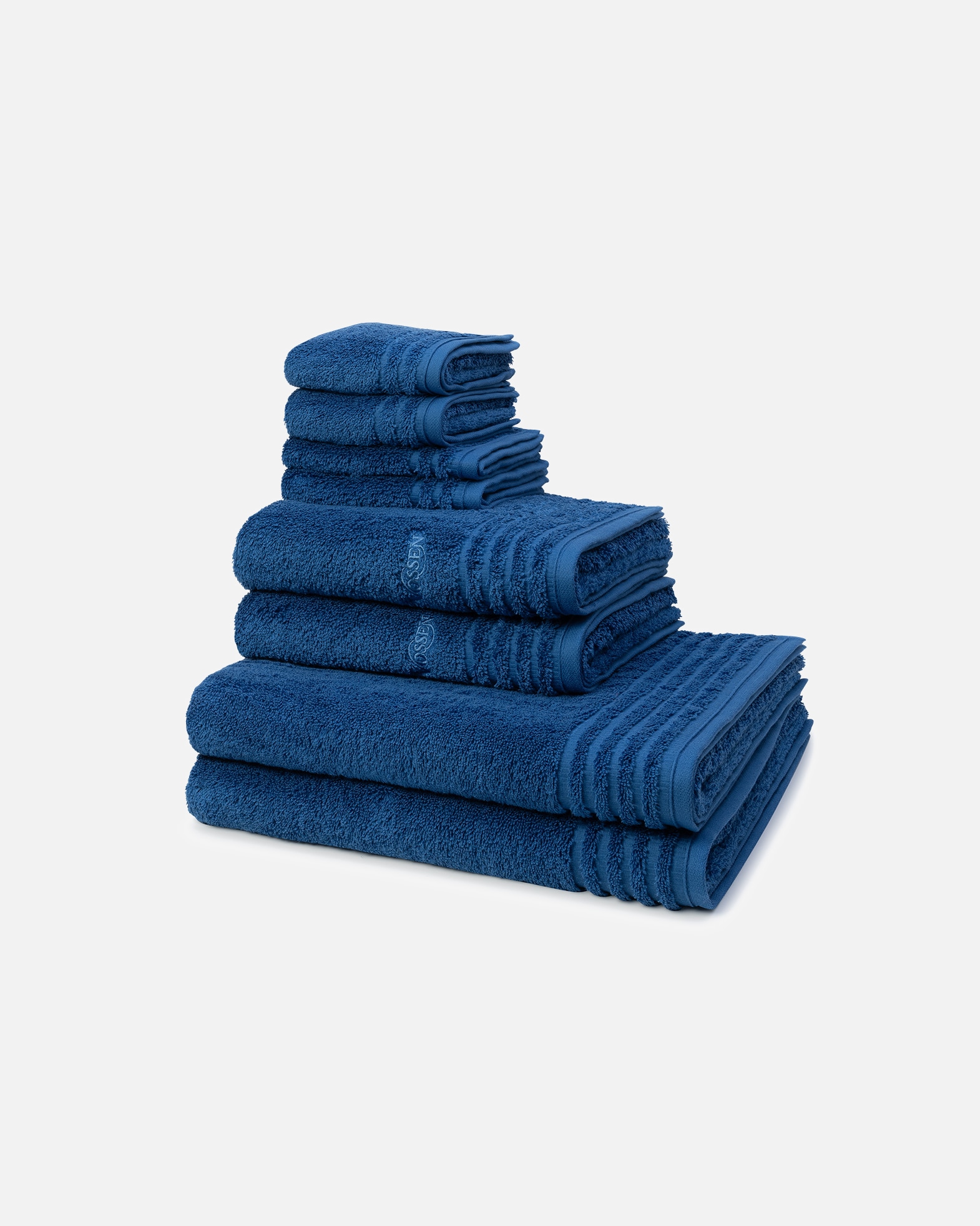 Handtuch für Unisex Vossen Vienna Supersoft 8-teiliges Handtuch-Set Deep blue