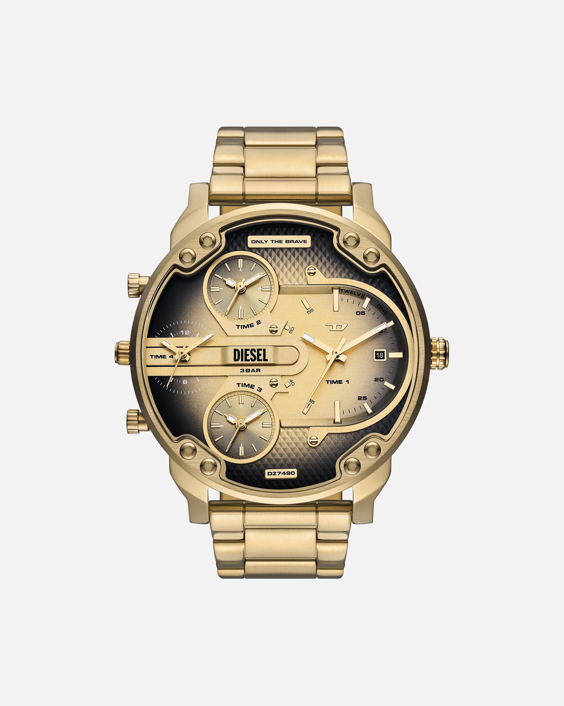 Uhr für Männlich Diesel Herrenuhr Edelstahl gold