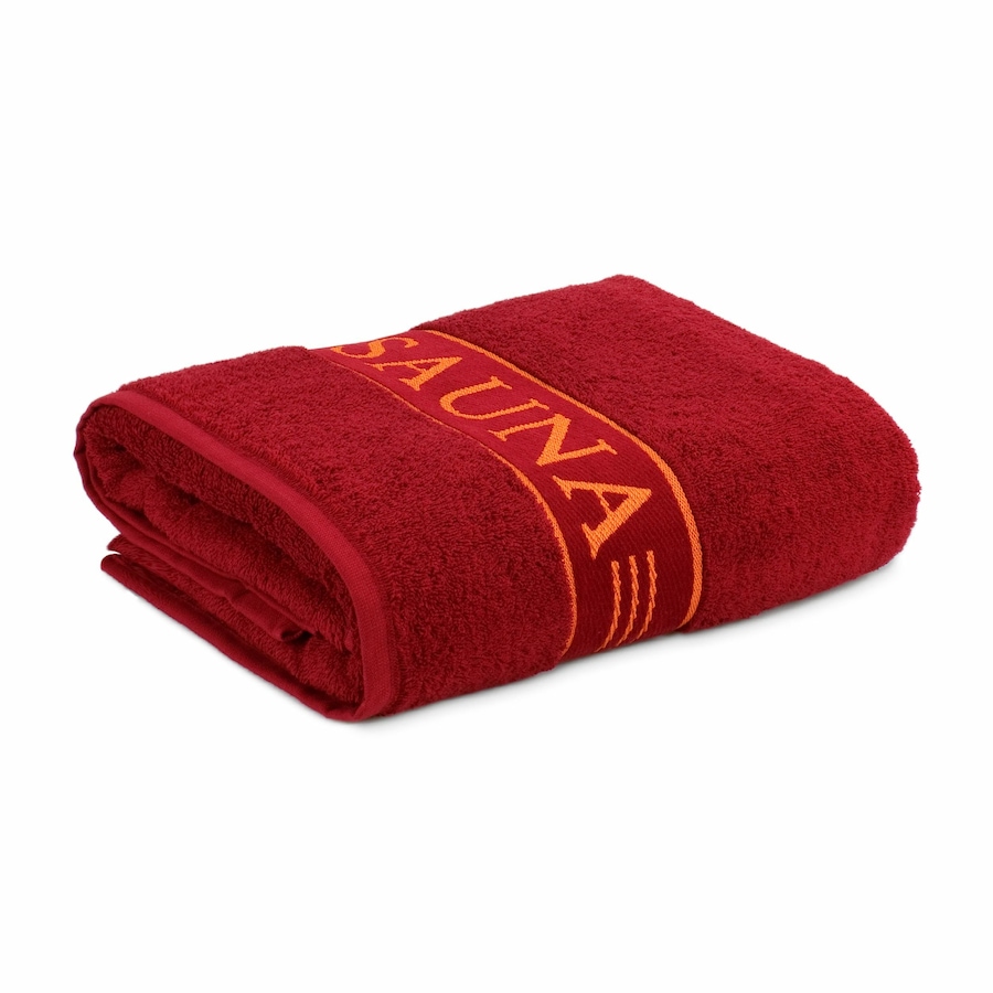 frottana Saunatuch Sauna 80 x 200 cm , 100% Baumwolle Made in Germany ruby