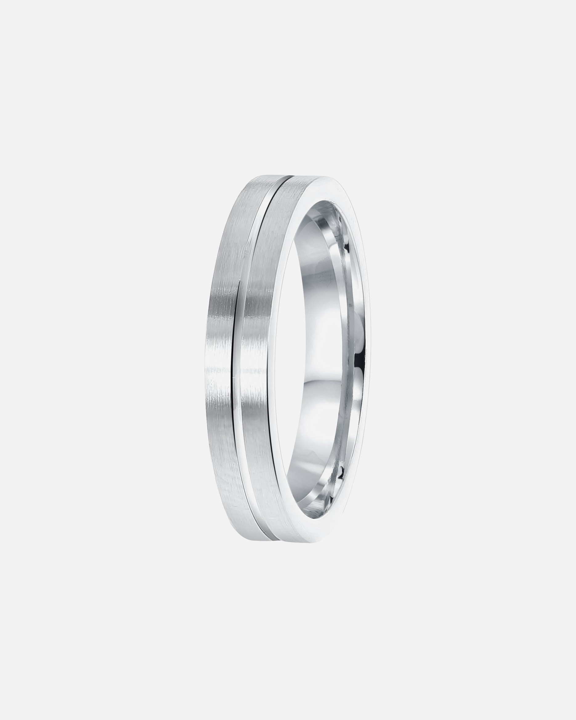 Ring für Männlich Lucardi Ringe 'Boedapest' 925 Silber - silbern 71mm