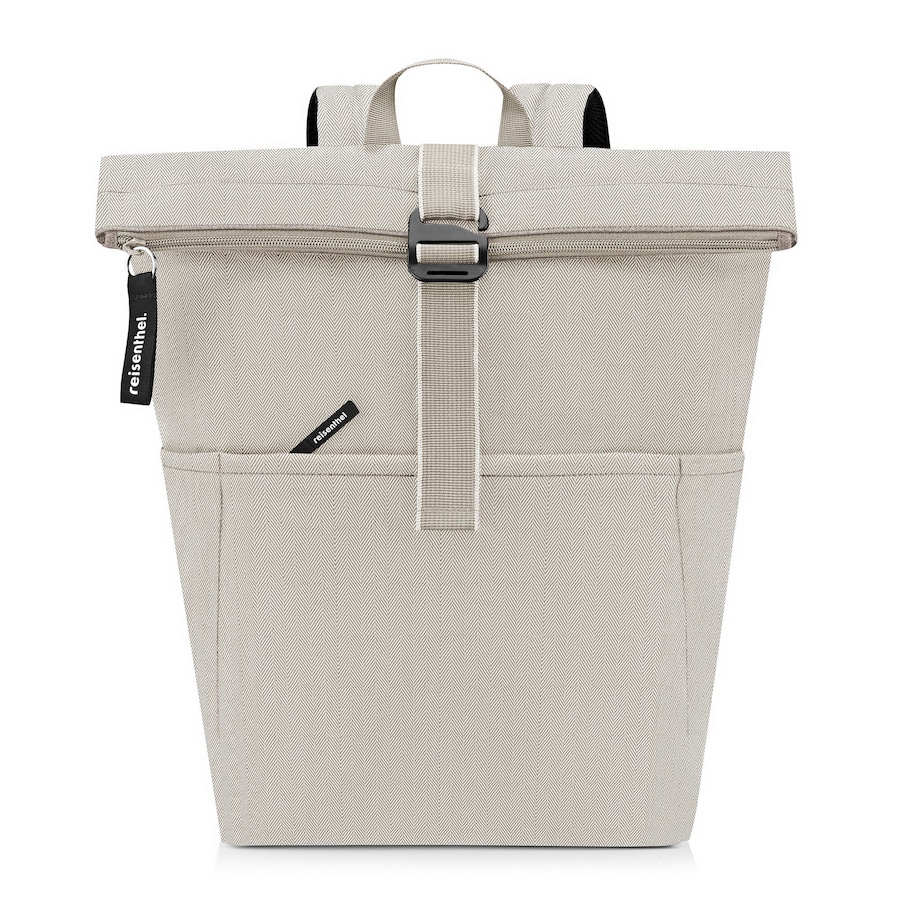 Reisenthel Rucksack rolltop herringbone sand Grau