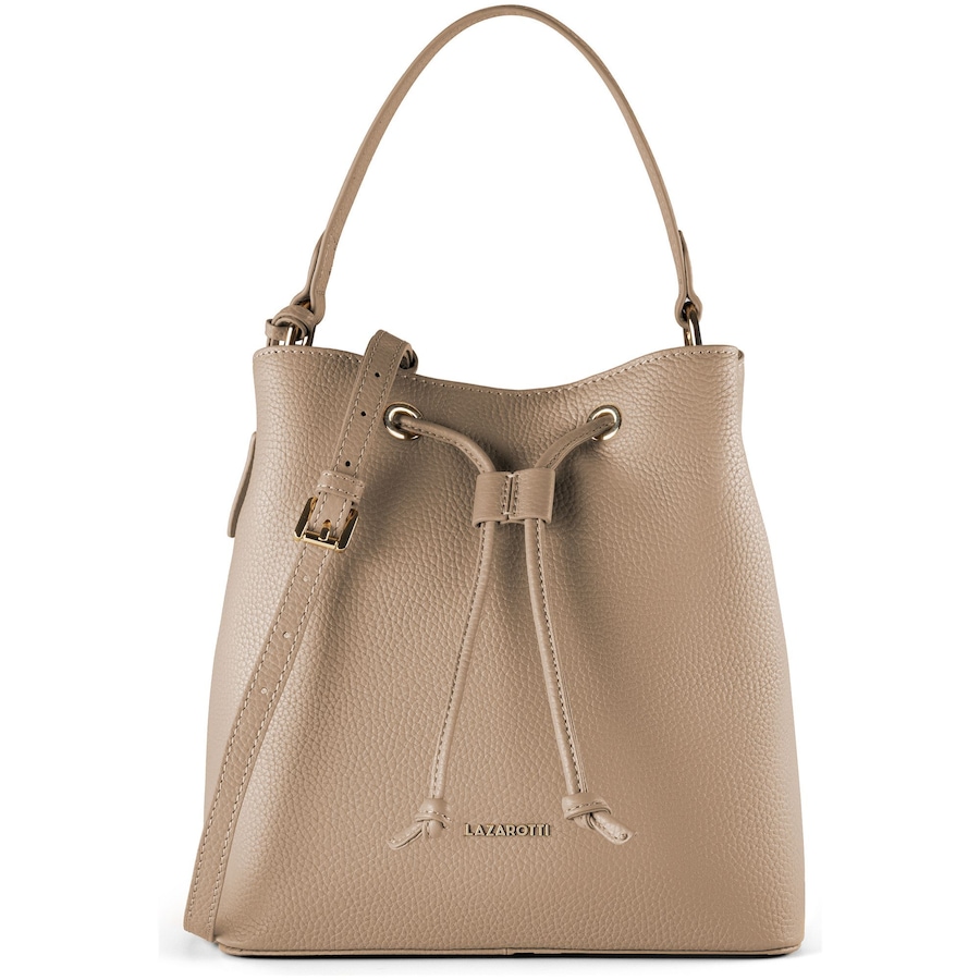 Lazarotti Bologna Leather Beuteltasche sand Hellbraun Damen