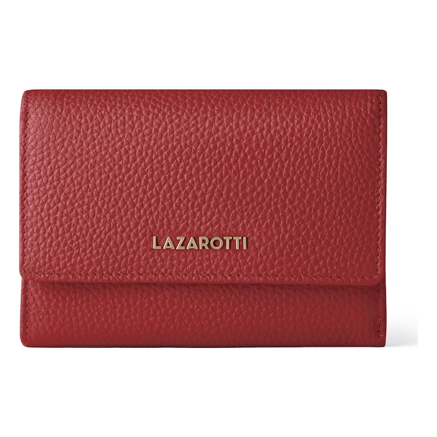 Lazarotti Bologna Leather Damengeldbörse red Rot Damen