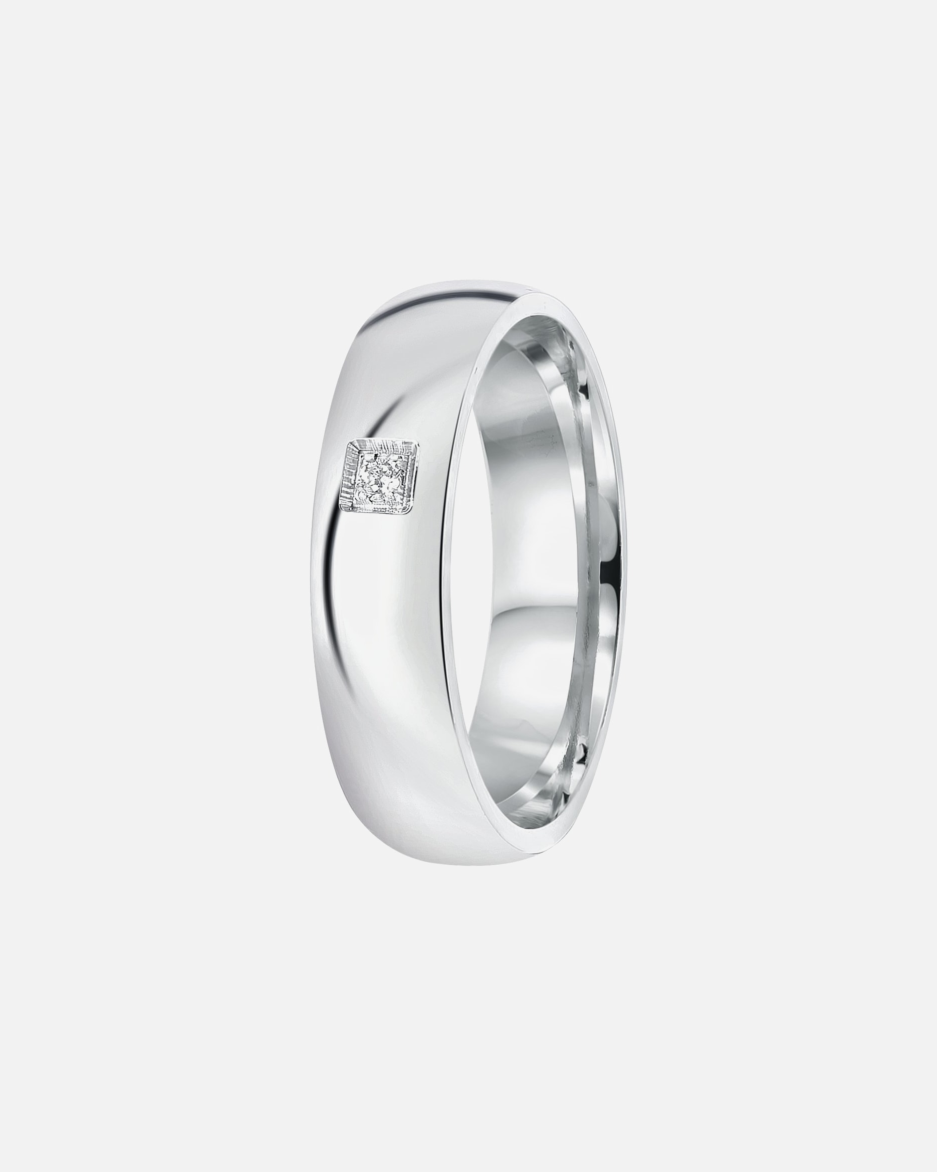 Ring für Weiblich Lucardi Ringe 'Toulouse' 925 Silber - silbern 50mm