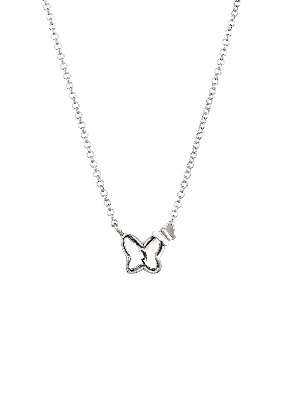 Nenalina Schmetterling Glas Kristalle Weiß 925 Sterling Silber silberfarben Damen