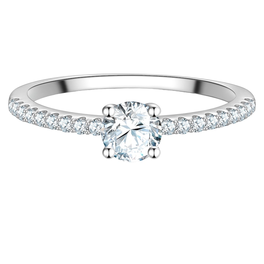Trilani Ring aus Sterling Silber in silber mit Zirkonia 58 Damen