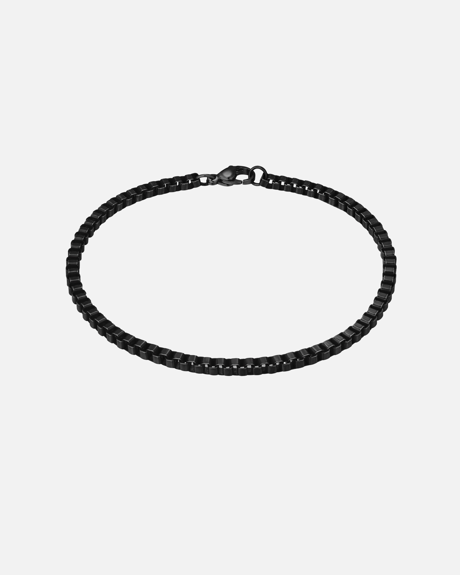 Armband für Männlich True Rebels Armband aus Edelstahl in Schwarz 23 cm