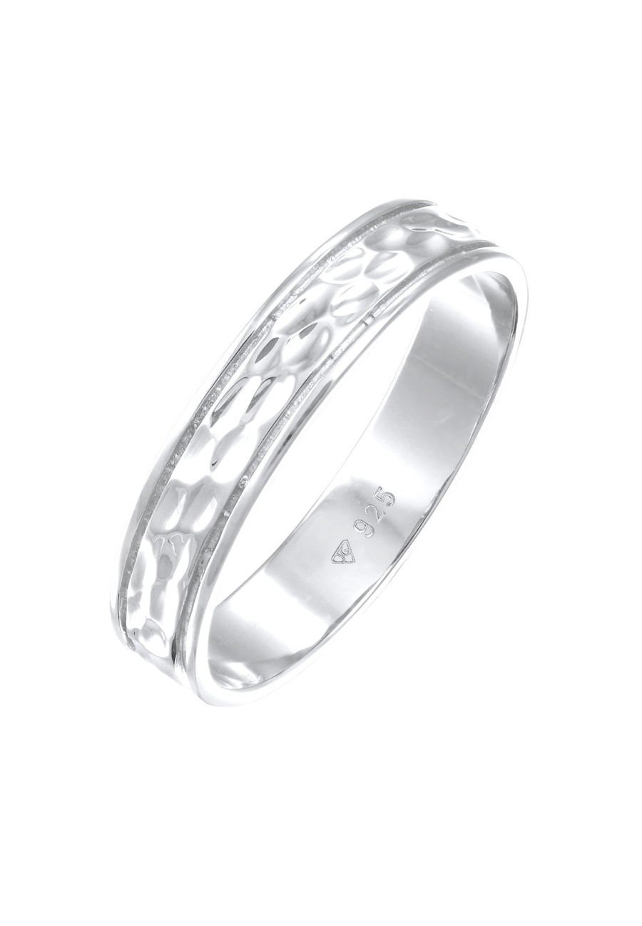 Elli PREMIUM Bandring Trauring Freundschaft 925 Sterling Silber 58 Damen