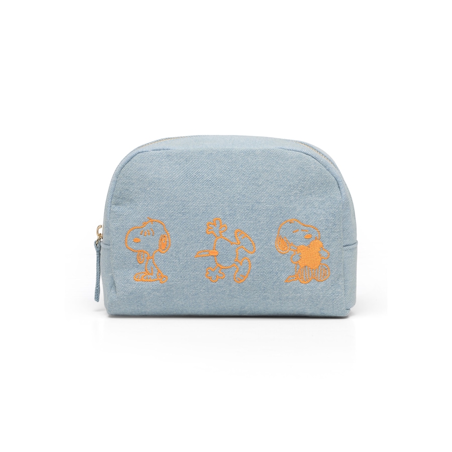 Codello Peanuts Kosmetiktasche aus Denim mit SNOOPY-Stickerei Onesize Damen