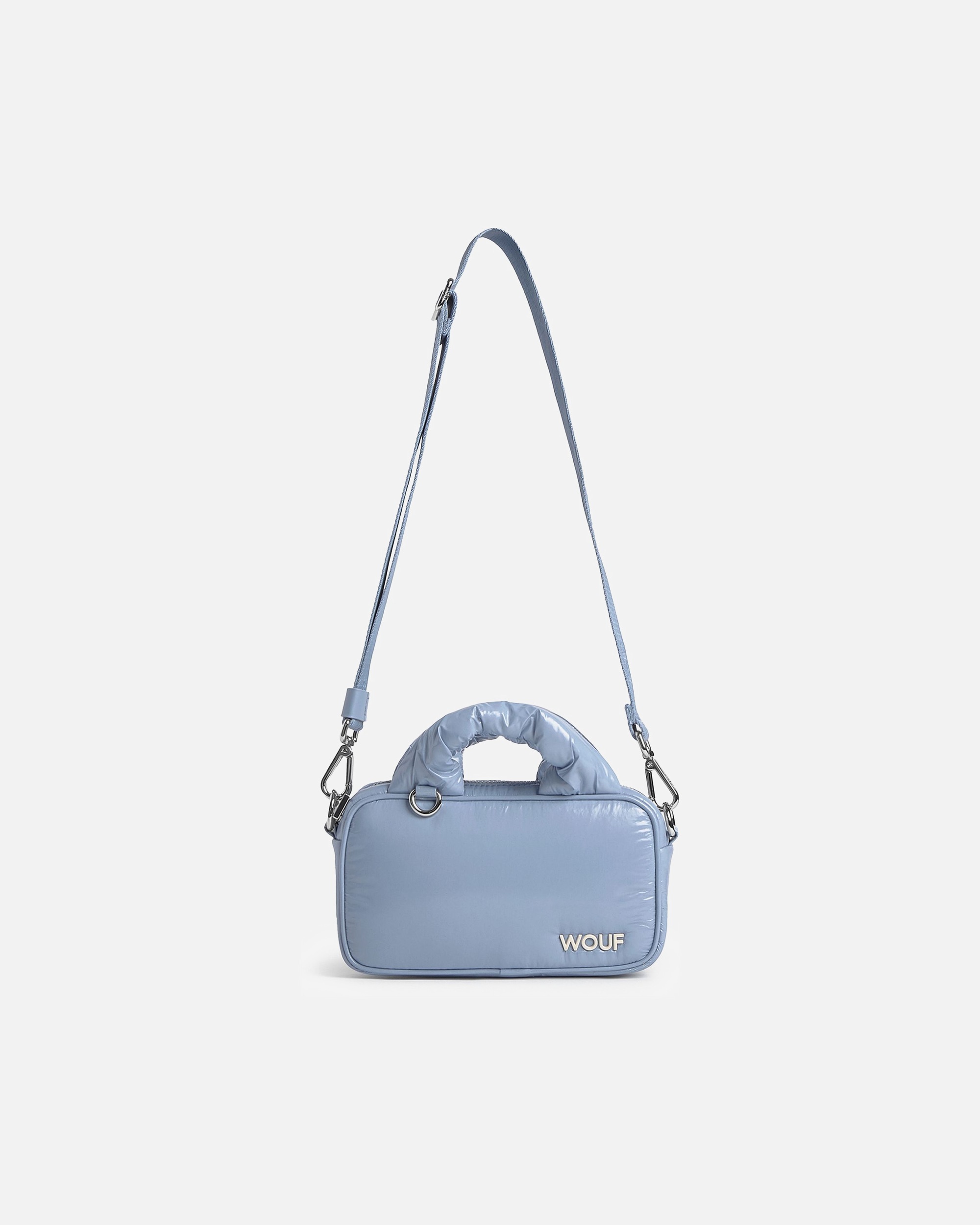 Tasche für Weiblich Wouf Gloss Henkeltasche steel