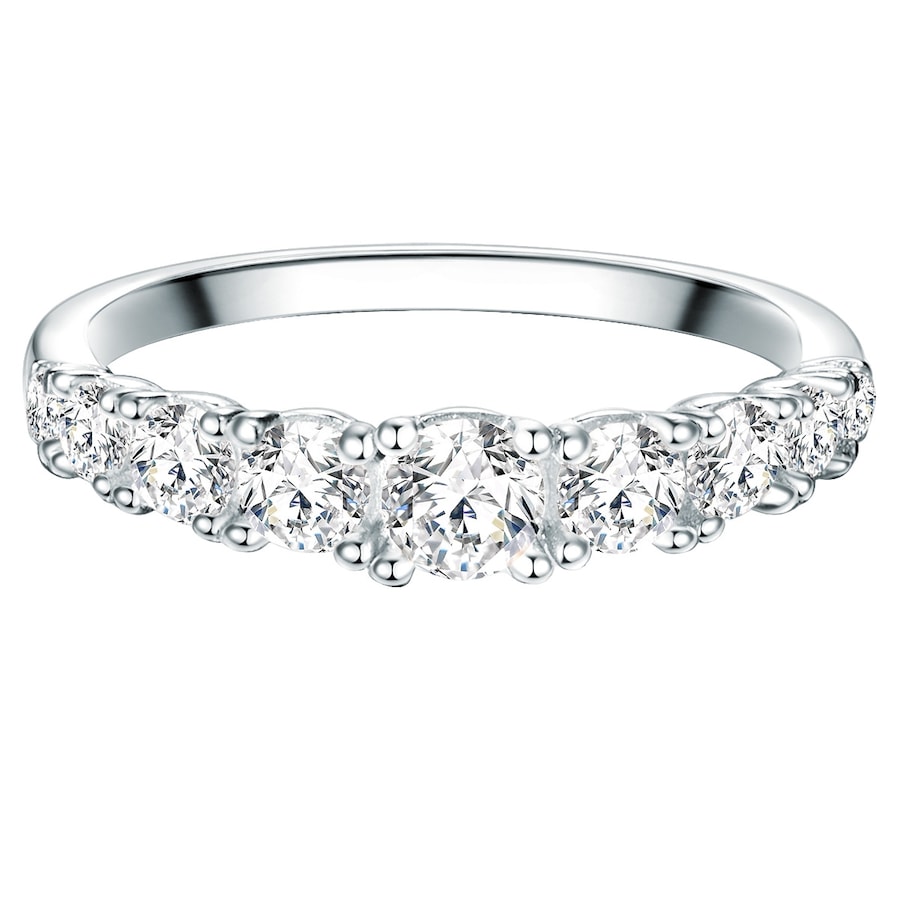 Trilani Ring aus Sterling Silber in silber mit Zirkonia 53 Damen