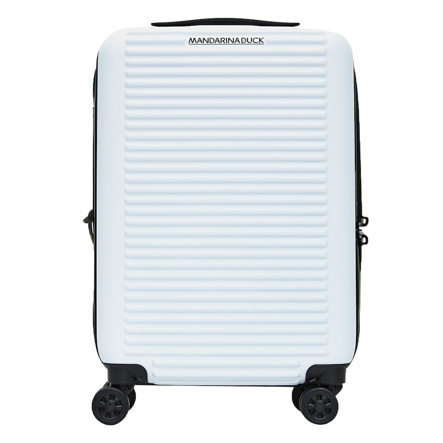 Mandarina Duck Tank Case 4 Rollen Kabinentrolley S 55 cm mit Dehnfalte optical white Herren