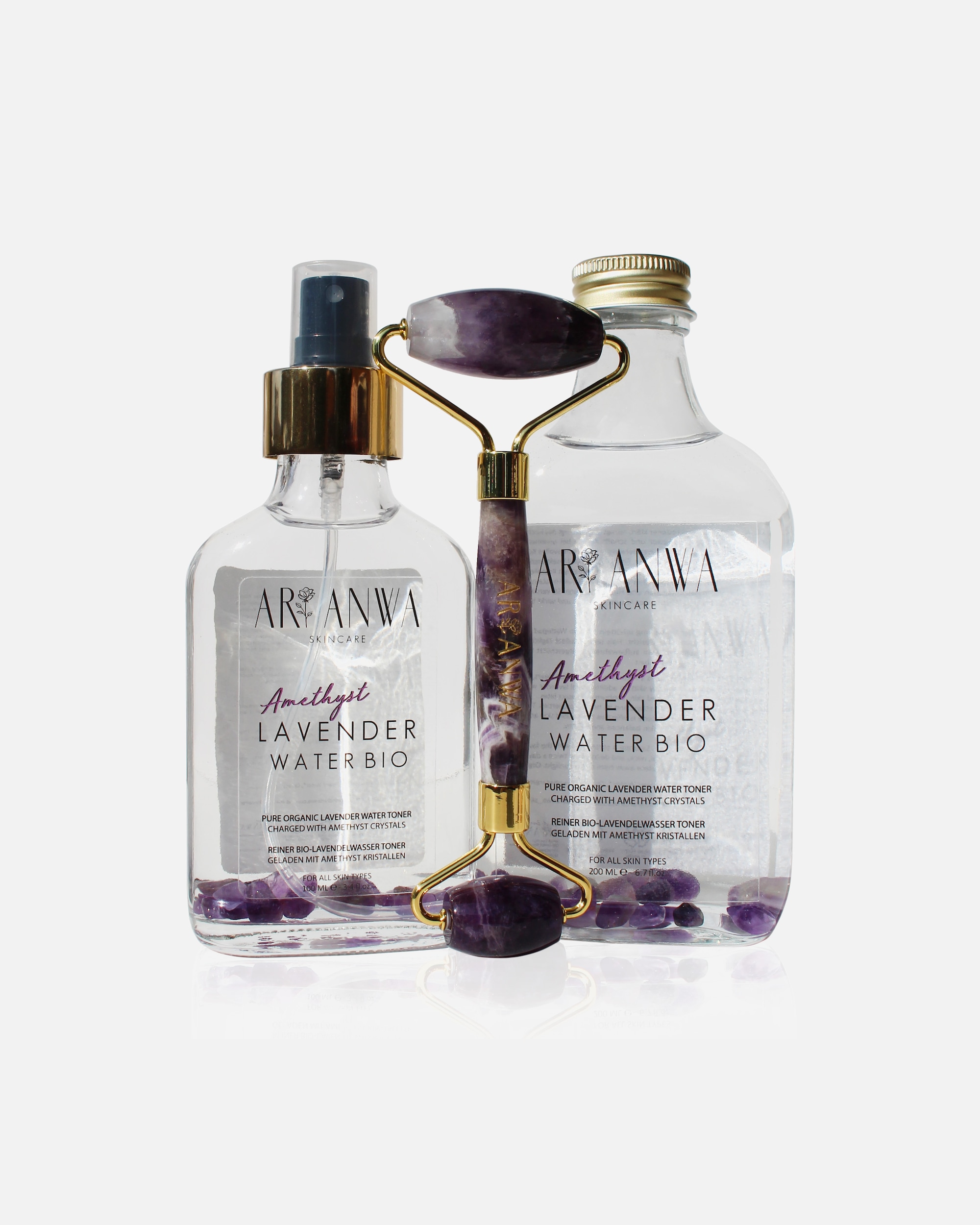 Gesichtspflegeset für Unisex ARI ANWA Skincare Amethyst Calm Set Ein Stück