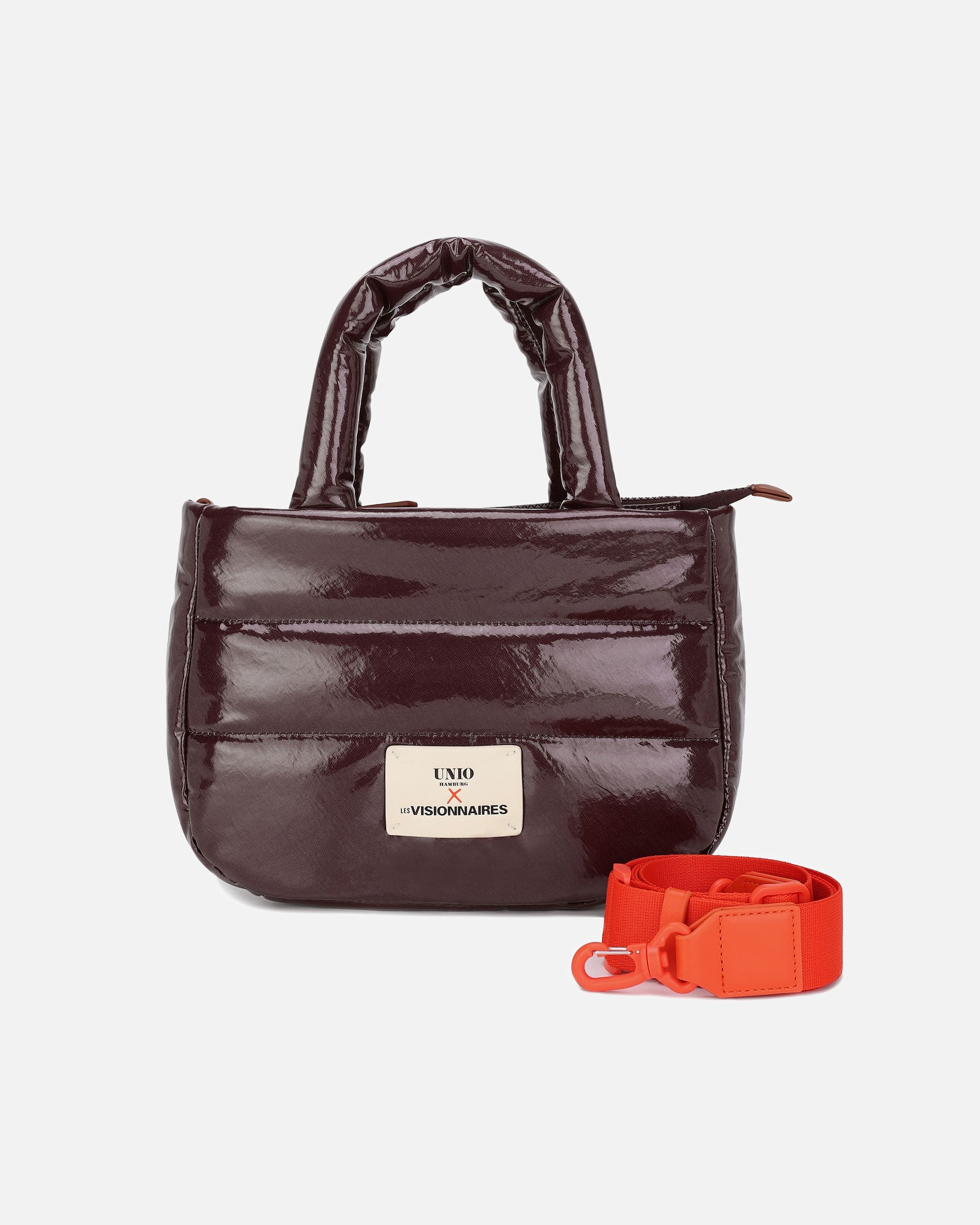 Clutch für Weiblich LES VISIONNAIRES Default Brand Line Unio Cortina Schultertasche chianti