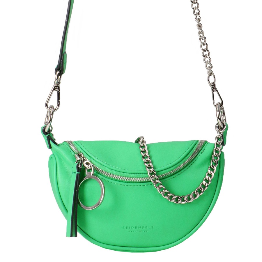 Seidenfelt Gürteltasche / Umhängetasche Skien II Grün Damen