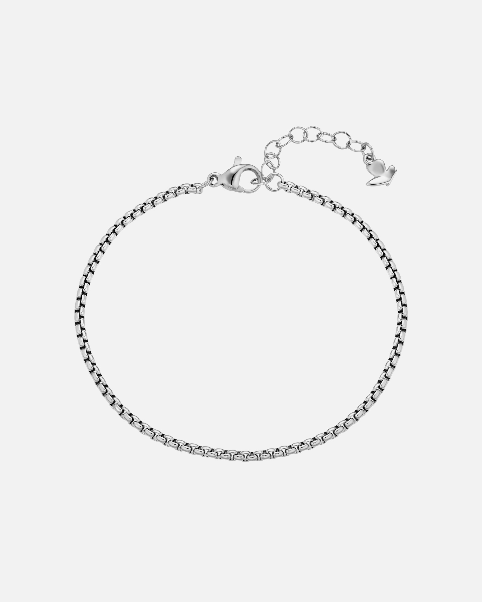 Armband für Weiblich Glanzstücke München Armband aus Edelstahl in Silber 17,0 cm Basislänge + 3,0 cm Verlängerung