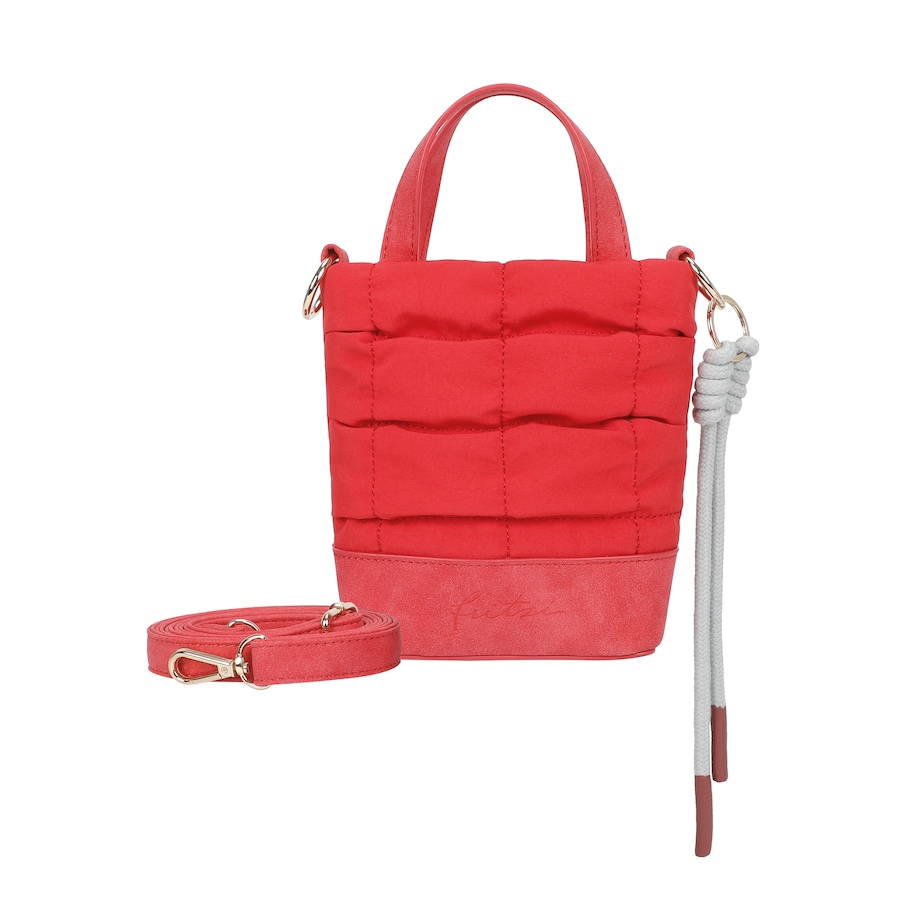 Fritzi aus Preußen Umhängetasche Brigitte x fritzi limited Bubble mit leicht wattierter Steppungen rot Orange Damen