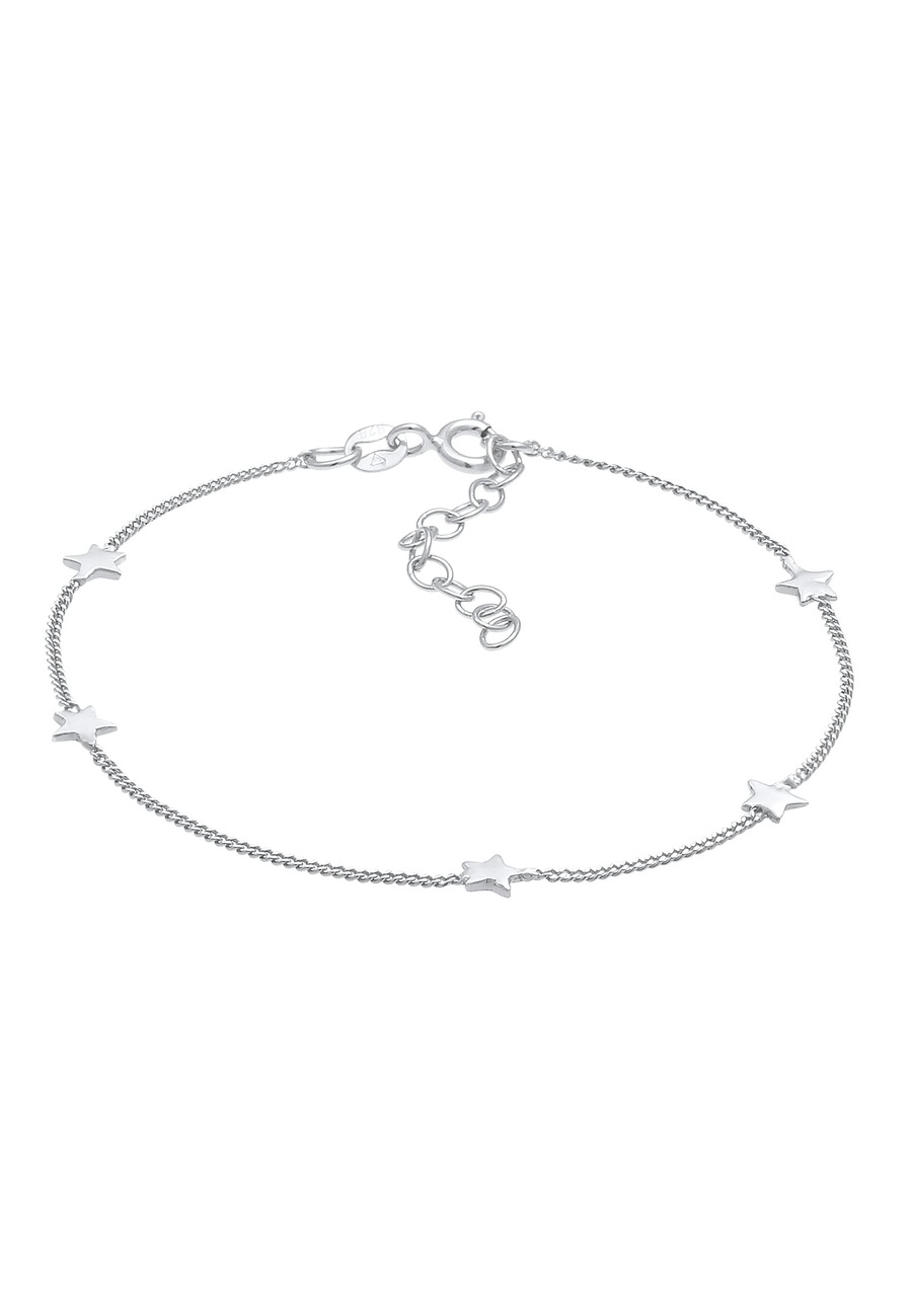 Elli Stern Astro Trend Panzerkette 925 Silber silberfarben Damen