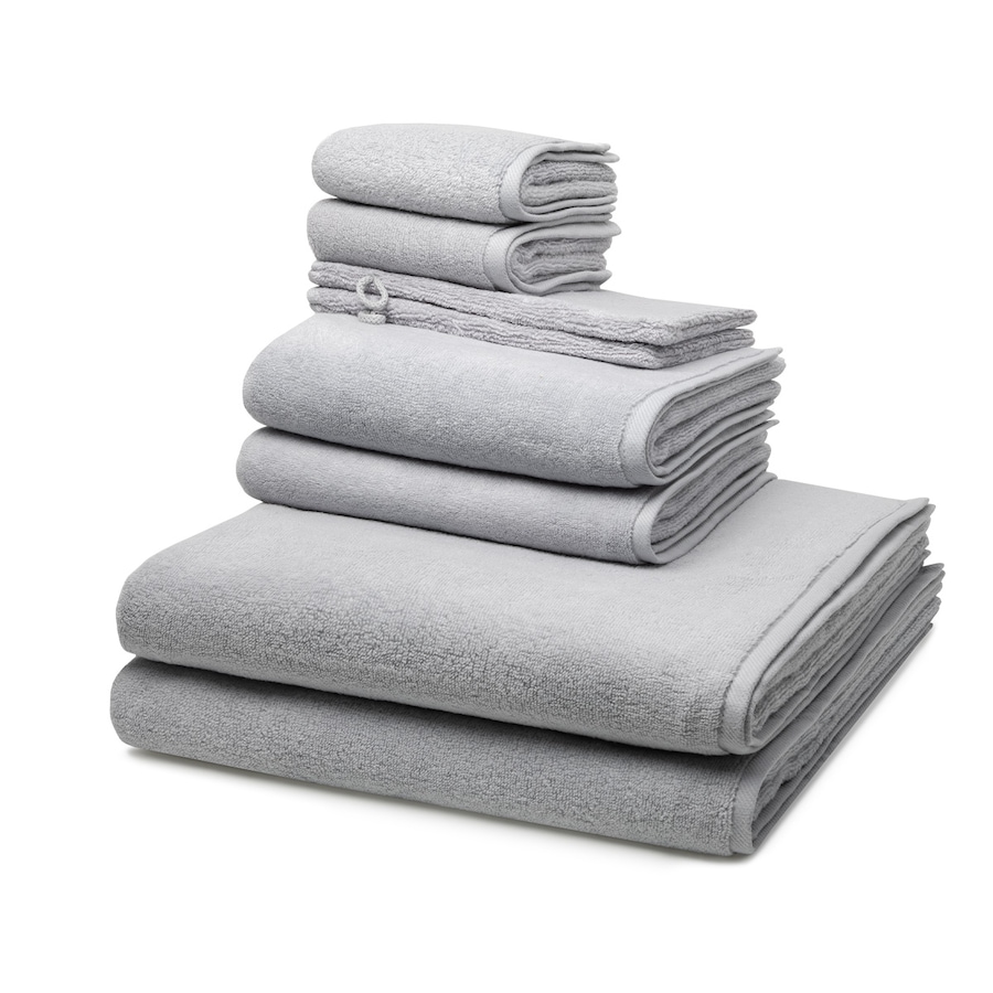 ROSS Sensual Skin 8-teilig Handtuch-Set Chrom Silber