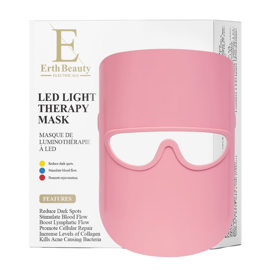 ErthSkin London LED-Lichttherapie-Maske für Strahlkraft & Erneuerung – Rosa Each Damen
