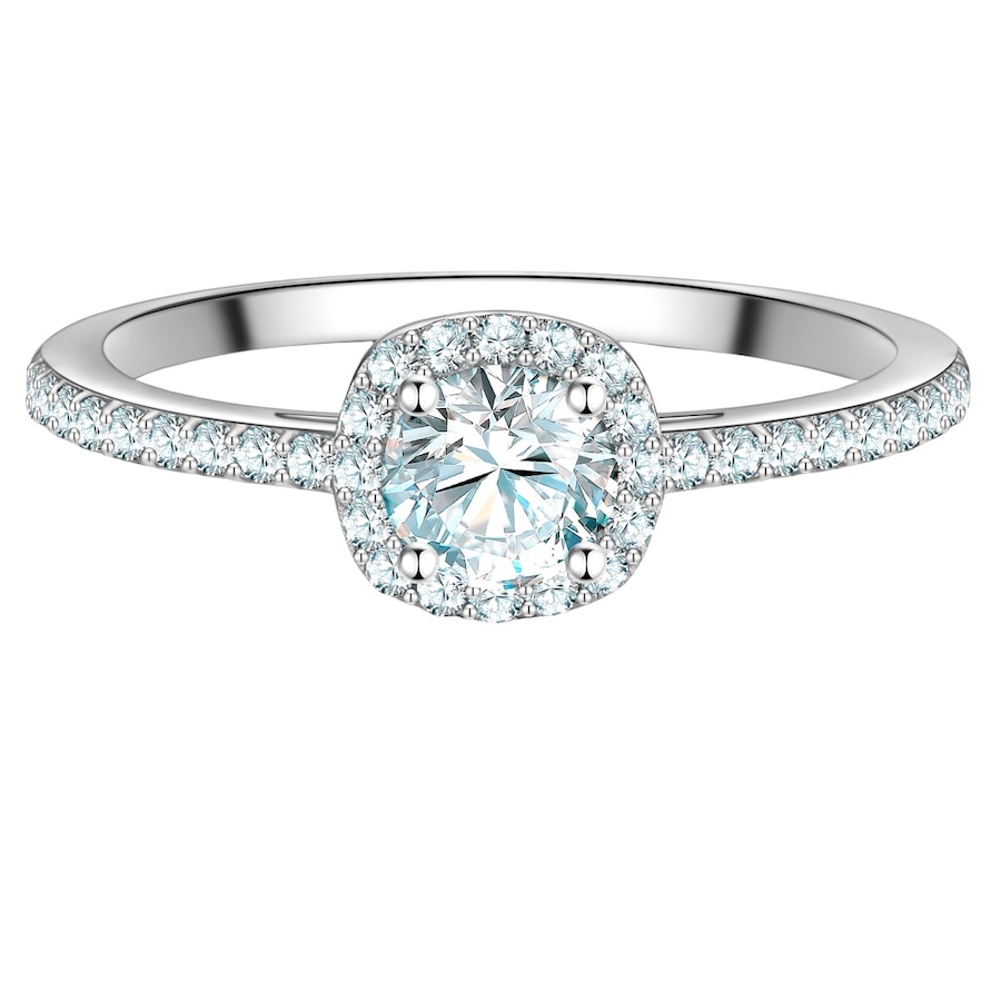Trilani Ring aus Sterling Silber in silber mit Zirkonia 54 Damen