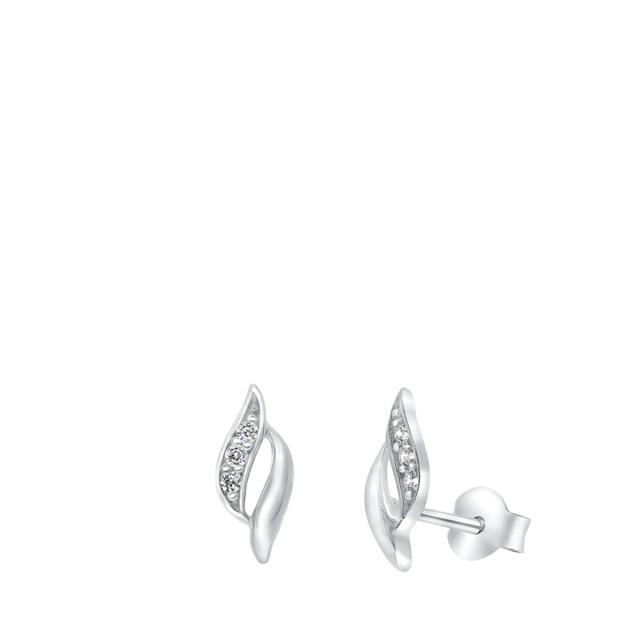 Lucardi Ohrringe 925 Silber - silbern Damen