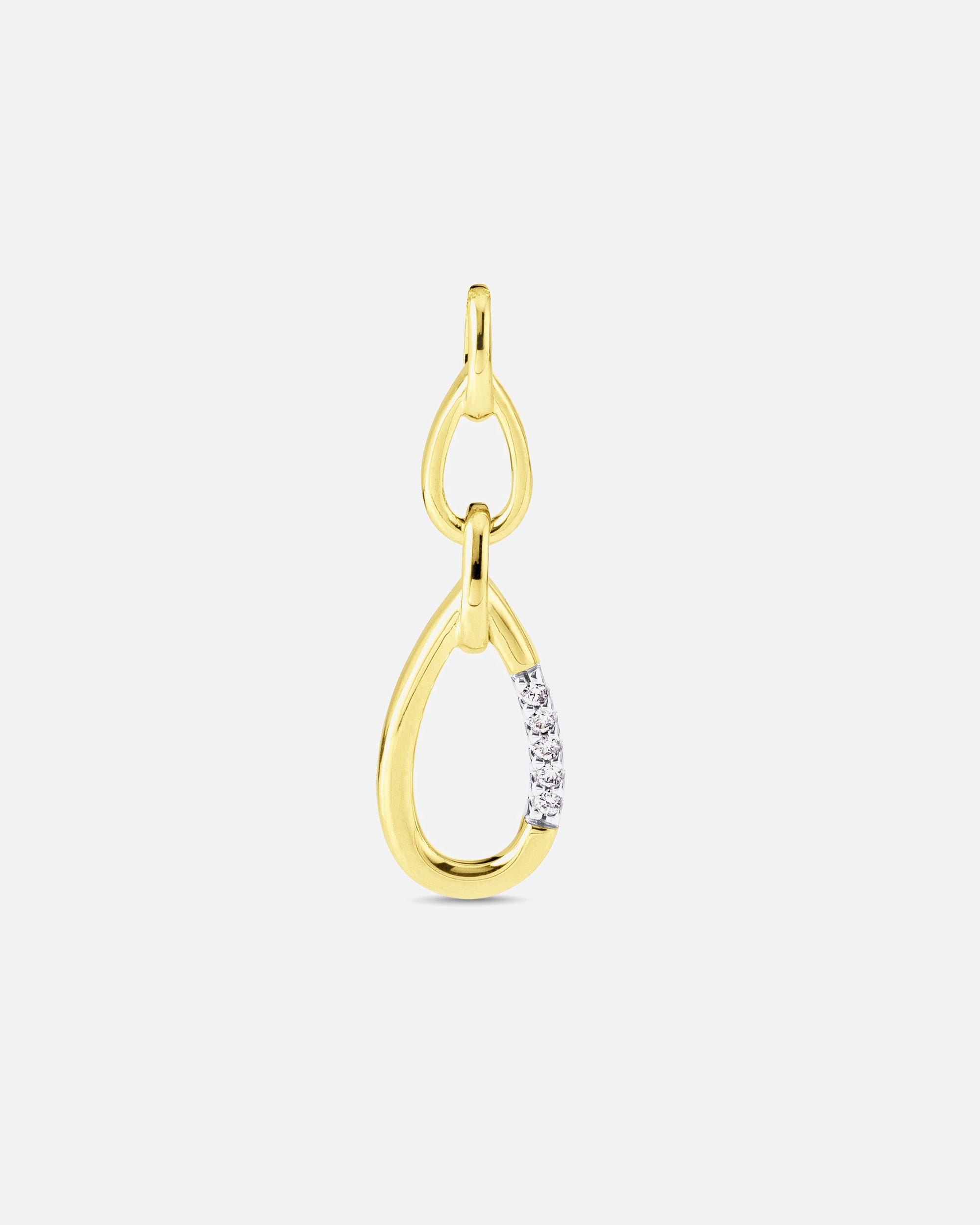 Schmuckanhänger für Weiblich Orolino Anhänger 585/- Gold Brillant 0,025ct. 2,6cm