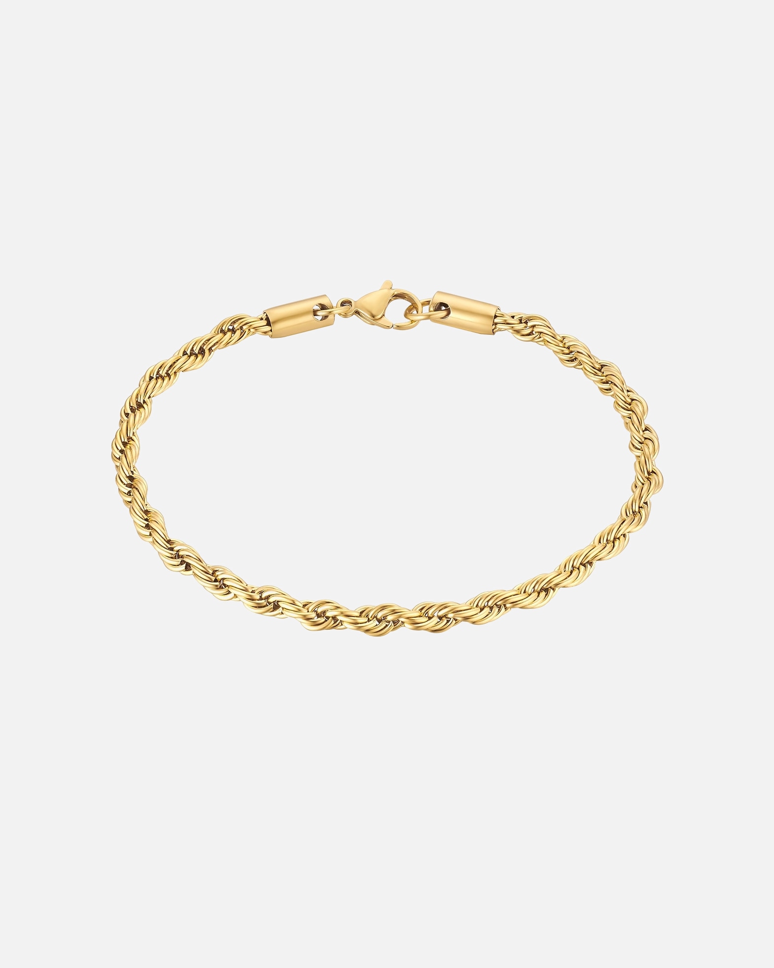 Armband für Männlich True Rebels Armband aus Edelstahl in gelbgold 21 cm