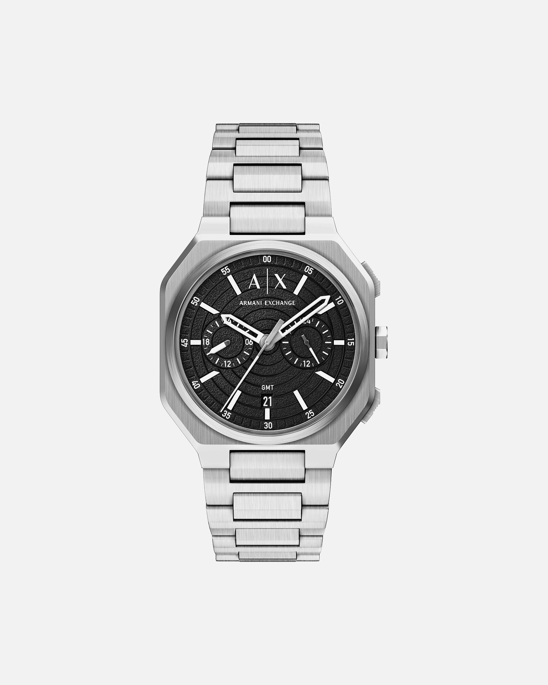 Uhr für Männlich Armani Exchange Herrenuhr Edelstahl silber