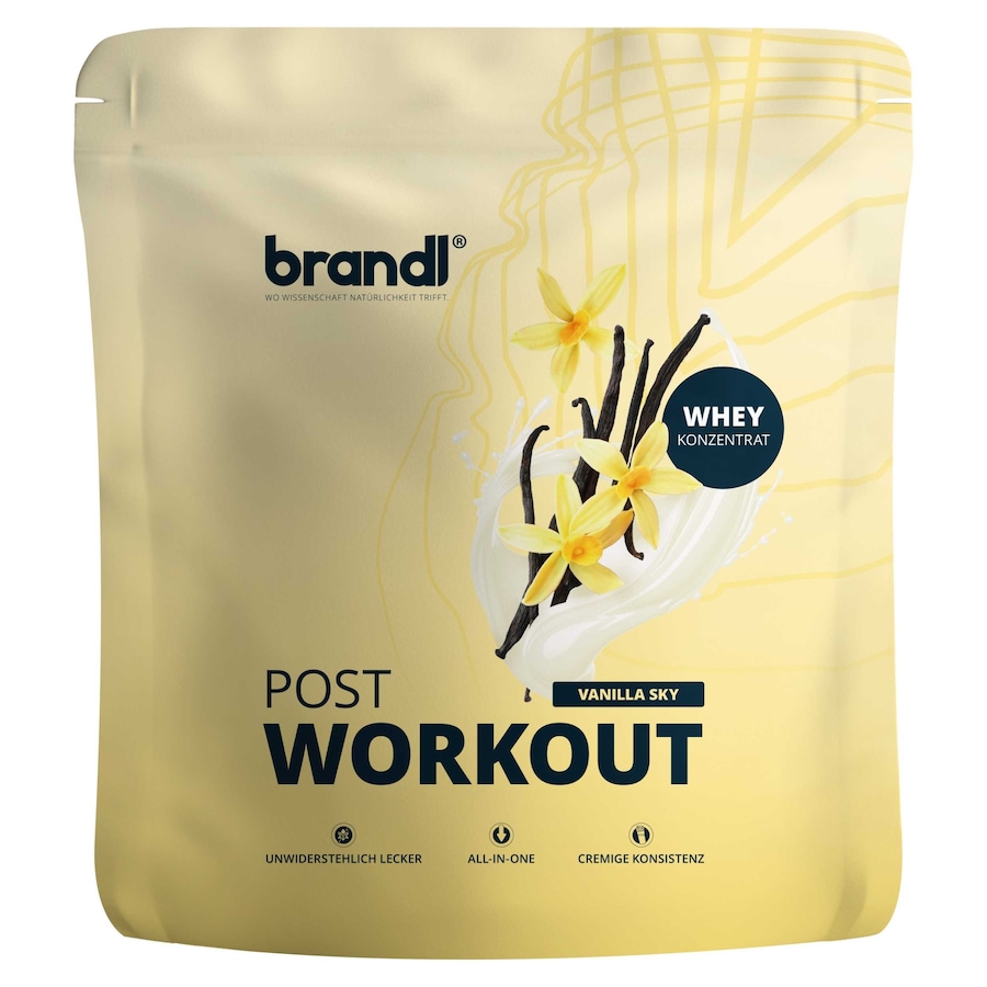 Brandl Nutrition Protein-Pulver aus Whey All-in-One nach dem Training Vanille 1000 g