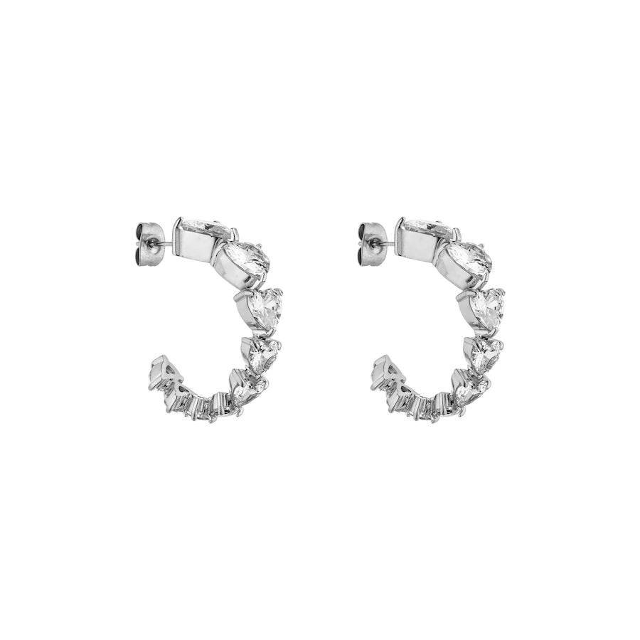Purelei Evermore Ohrringe 100% Edelstahl Silber Grau Damen