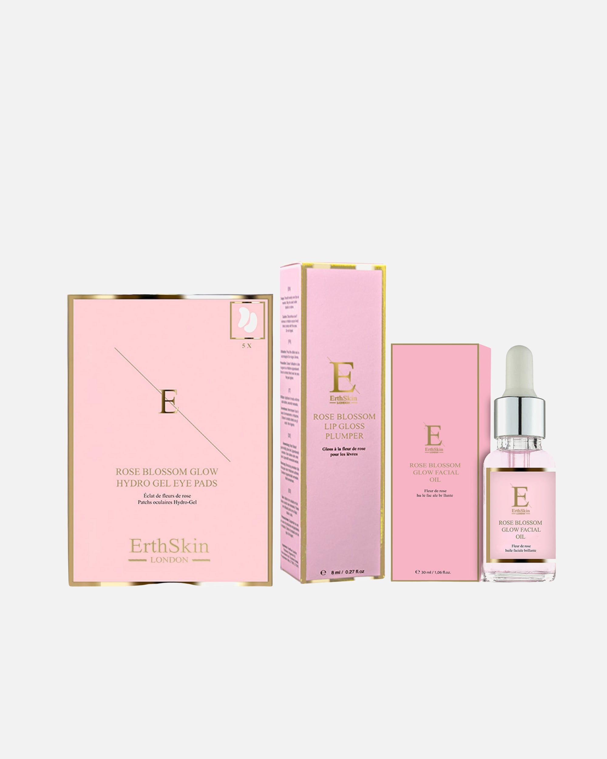 Gesichtspflegeset für Weiblich ErthSkin London Rose Glow Radiance Trio 1 Stück