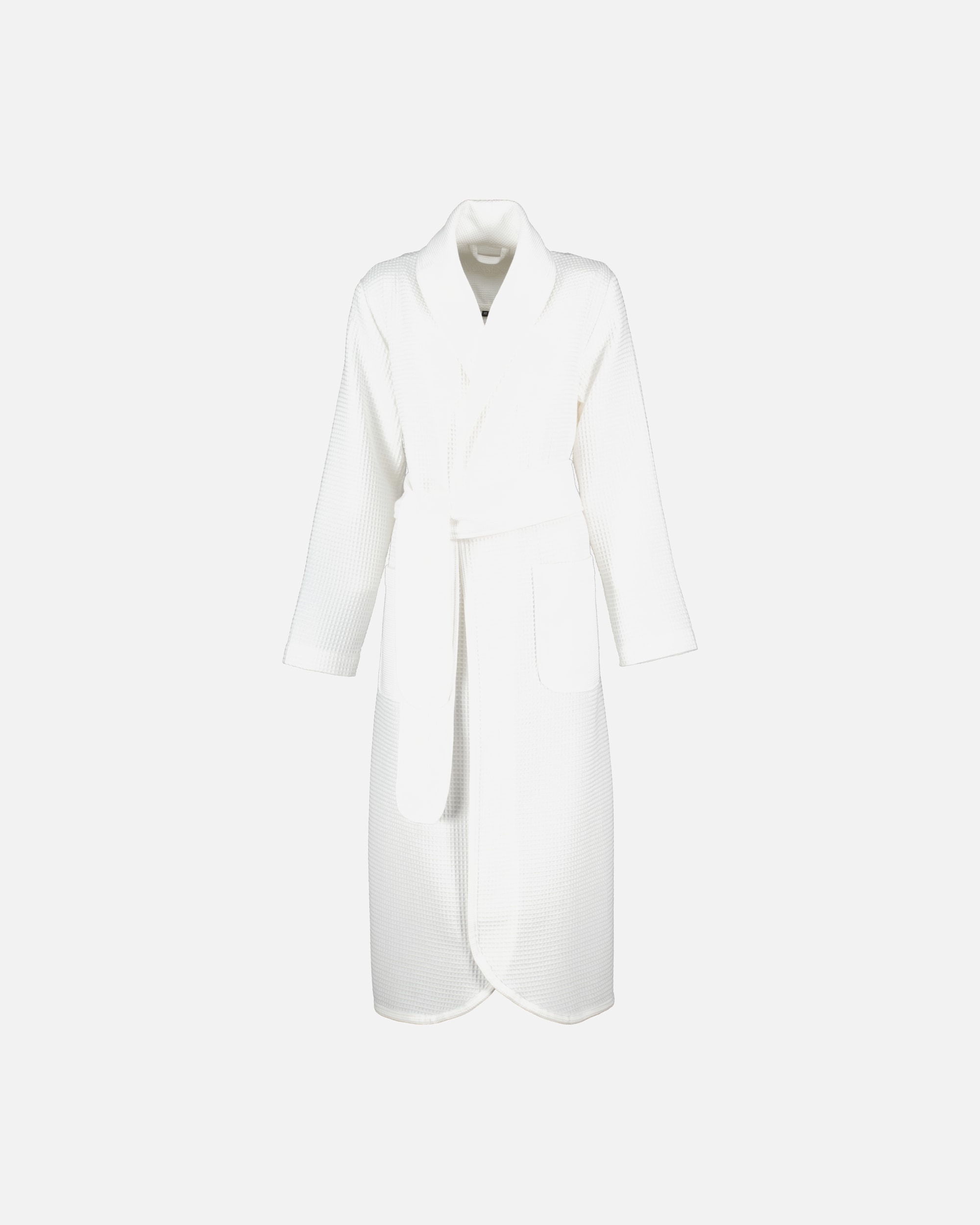 Bademantel für Weiblich Vossen Vossen Bademäntel Damen Schalkragen Catania weiß - 0300 S