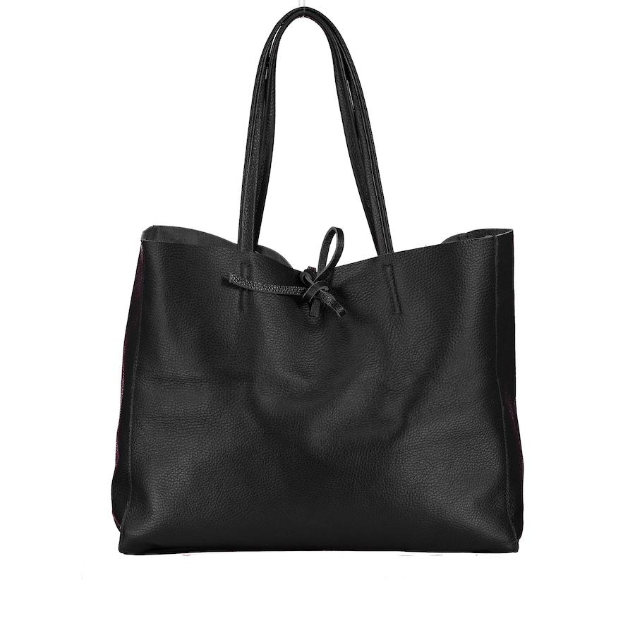 Hausfelder Manufaktur Shopper Dollaro Schwarz Damen