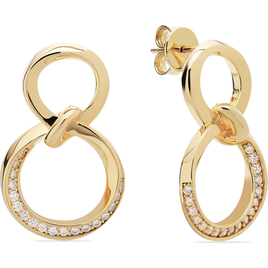 Jette Ohrhänger 925er Silber, recycelt gelbgold Damen